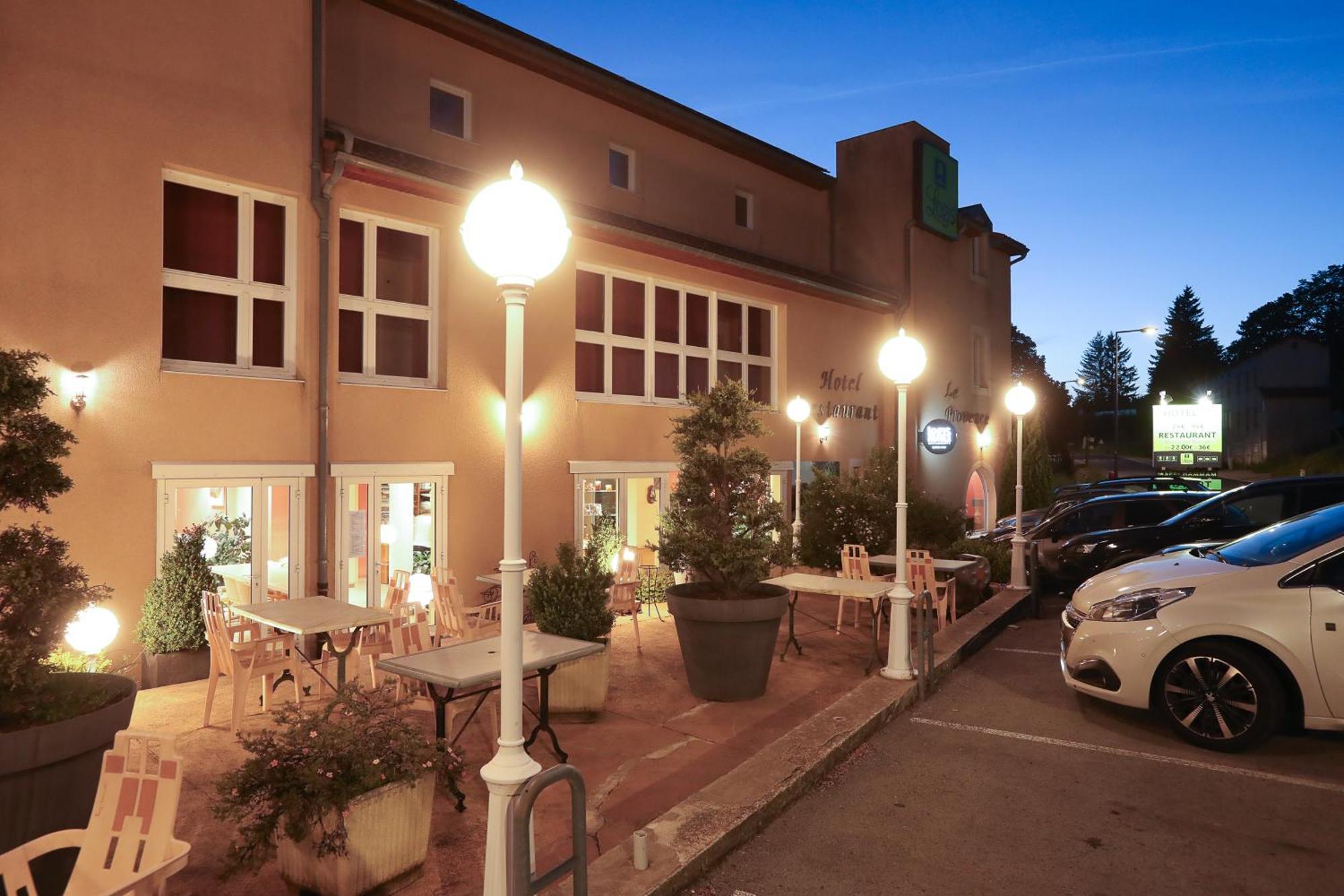 Logis Hotel Spa Restaurant Le Provence Lanarce Bagian luar foto