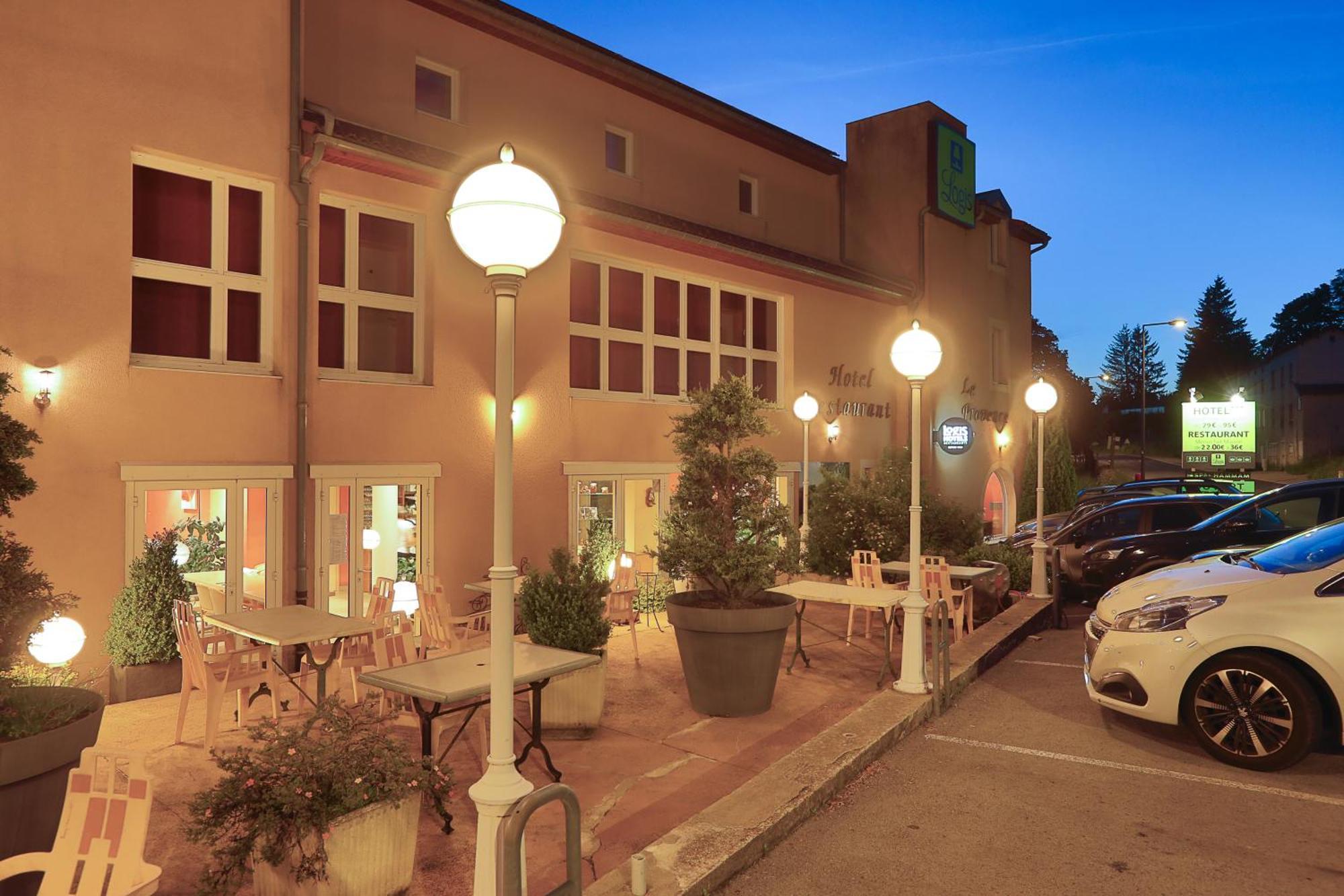 Logis Hotel Spa Restaurant Le Provence Lanarce Bagian luar foto